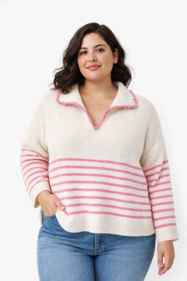Pull rayé