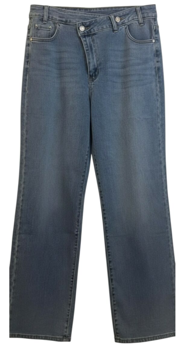 Jeans boutons croisés