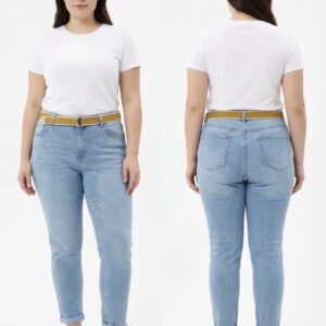Jeans avec ceinture